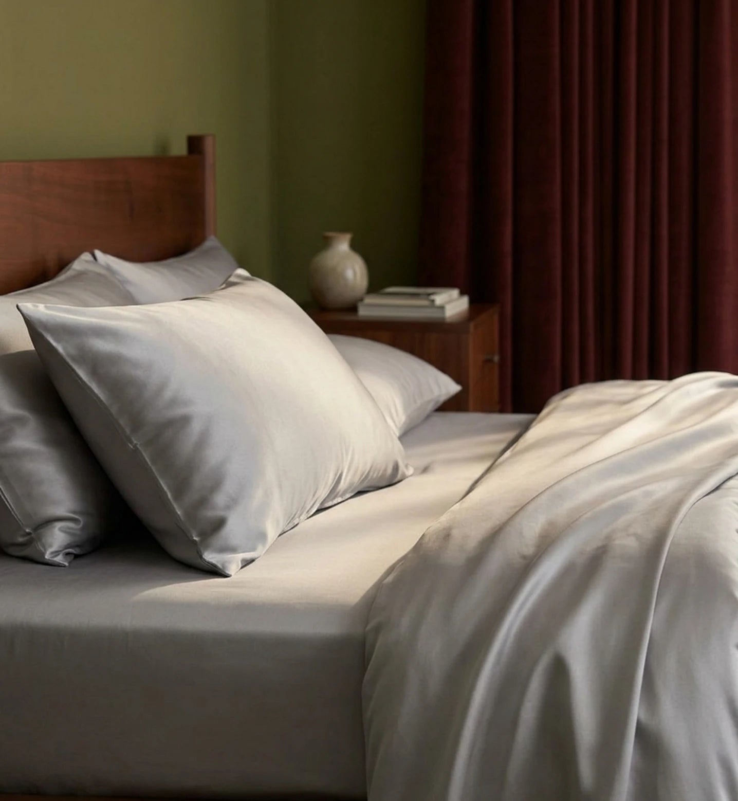 Oreiller cervical en Coton & Duvet d'oie