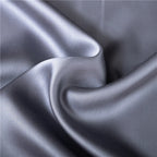 Taie d'oreiller 100% pure soie de mûrier - Gris intense